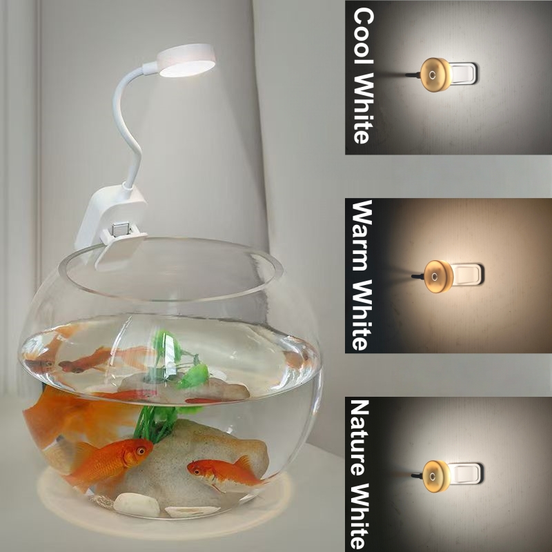 Aquarium Marine Lights - Lampu Akuarium LED Jepit untuk Tangki
