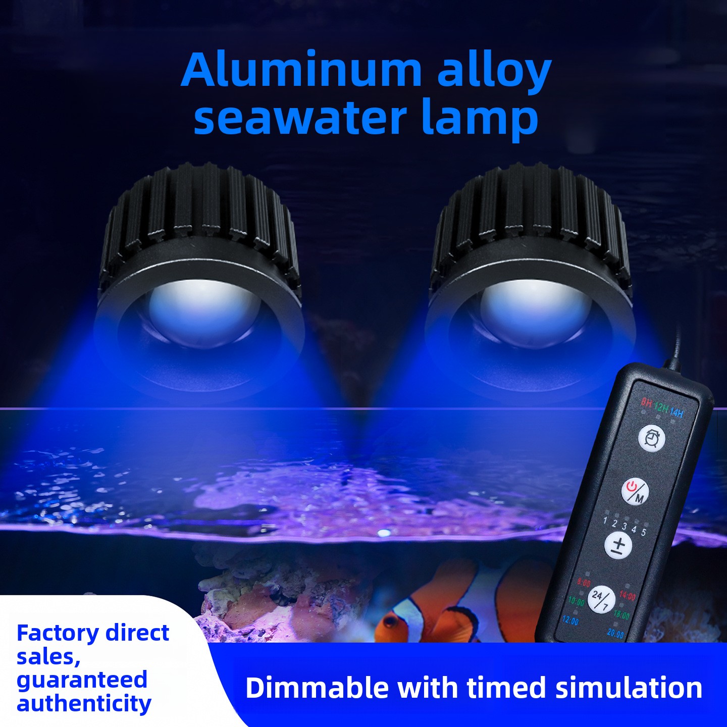 Reef Lighting - Lampu karang cerdas spektral laut dalam