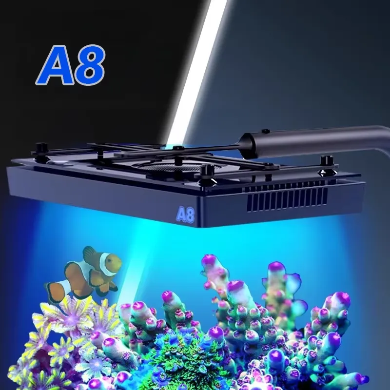 Reef Lighting - Lampu LED Akuarium Spektrum Penuh A8SE