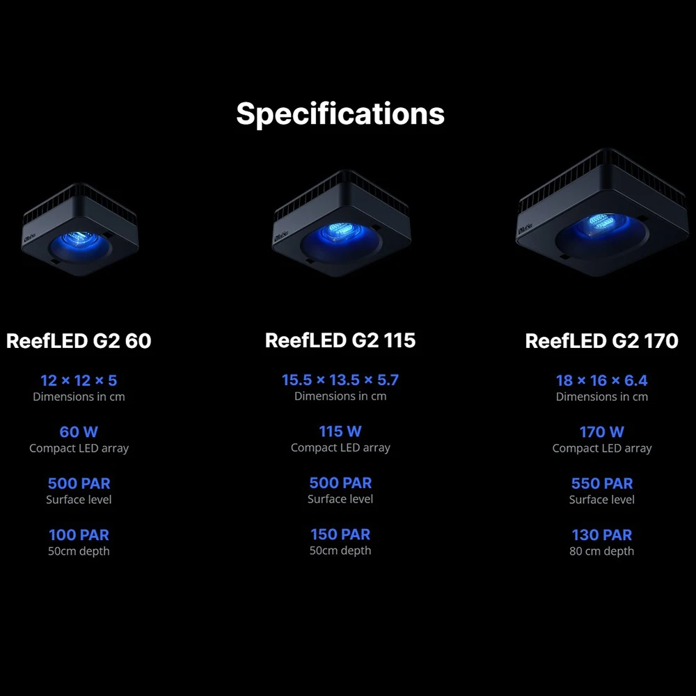 RedSea ReefLED G2 60/115/170 V - Reef Lighting ulasan dan harga
