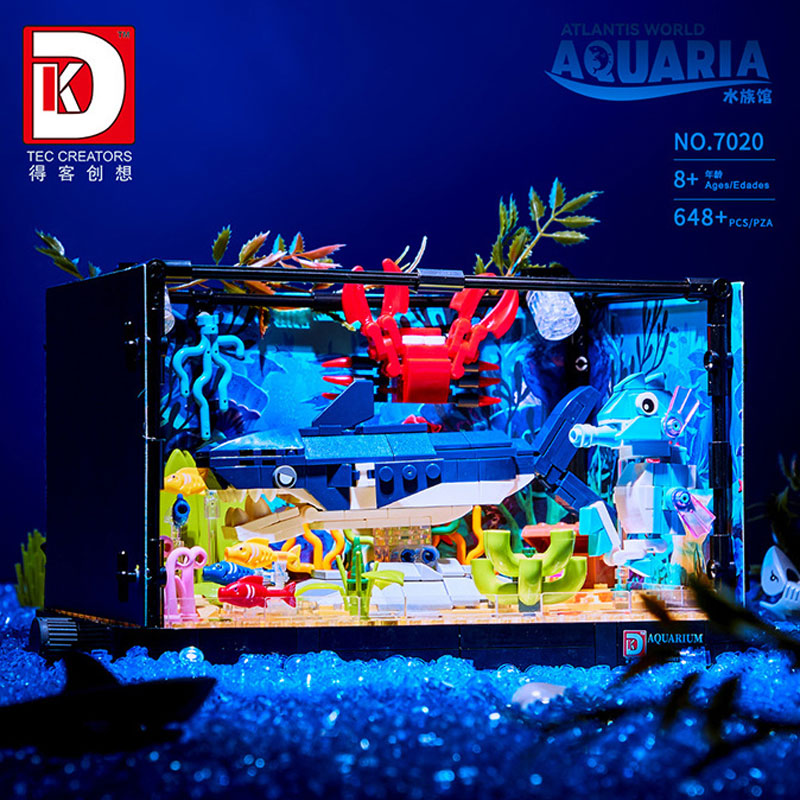 648PCS Blok Bangunan Ekosistem - Aquarium Marine World ulasan dan harga