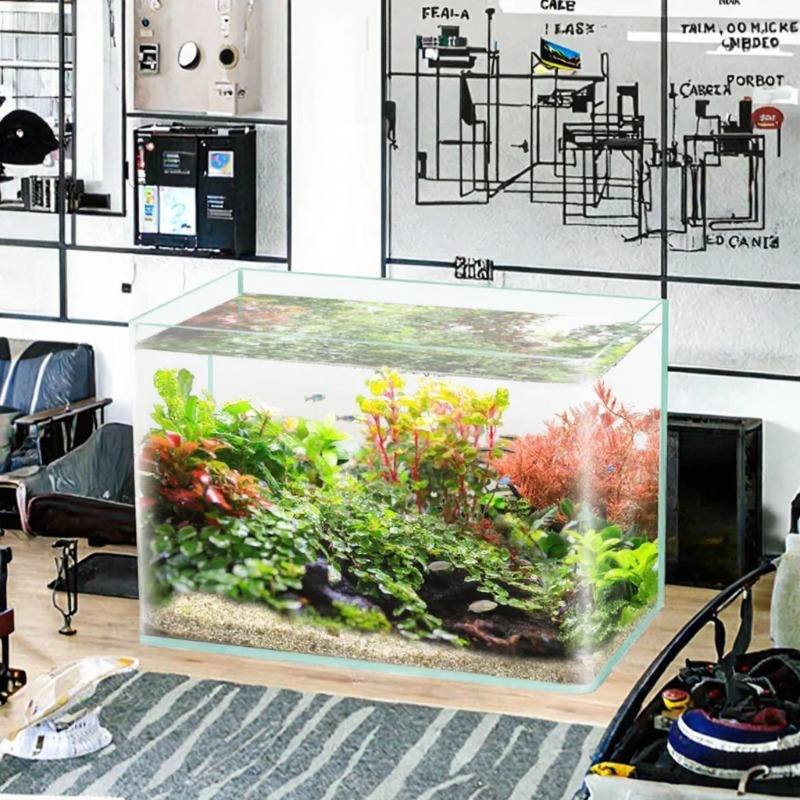 Akuarium Meja Kaca Lengkung Ul - Saltwater Tank ulasan dan harga