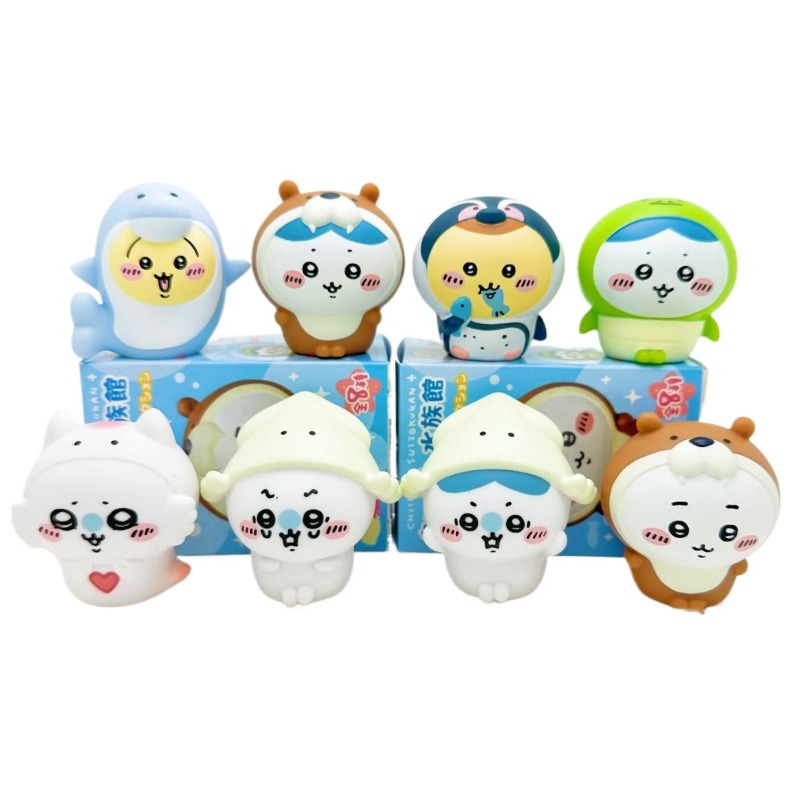 8pcs/Box Figurin Akuarium Chii - Marine Aquarium ulasan dan harga