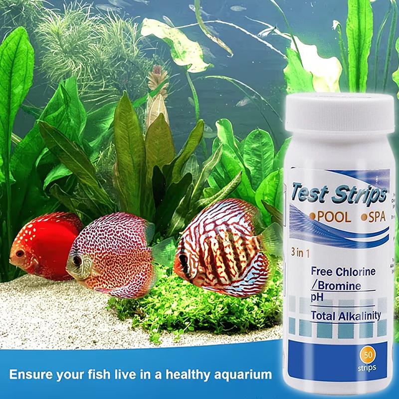 Strip Tes Air Akuarium 8 in 1, - Reef Aquarium ulasan dan harga