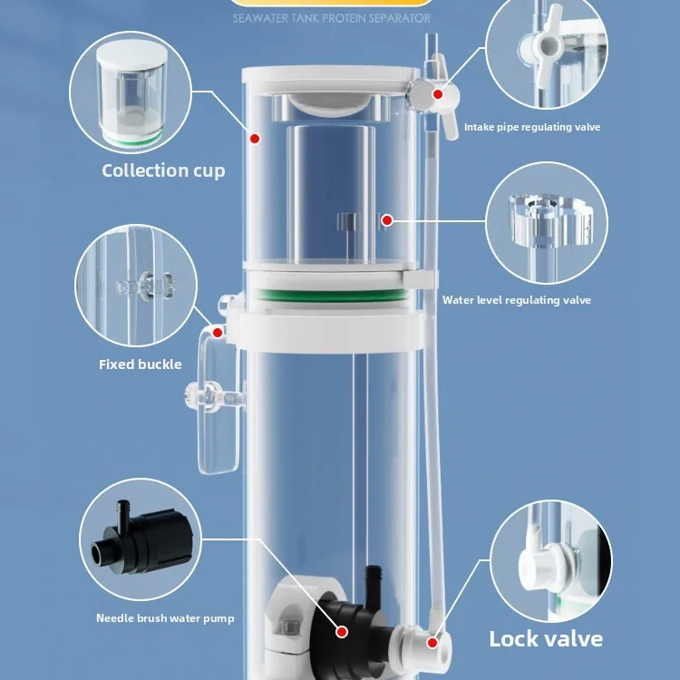 110V-240V Pemisah Protein Akua - Reef Tank Filter ulasan dan harga