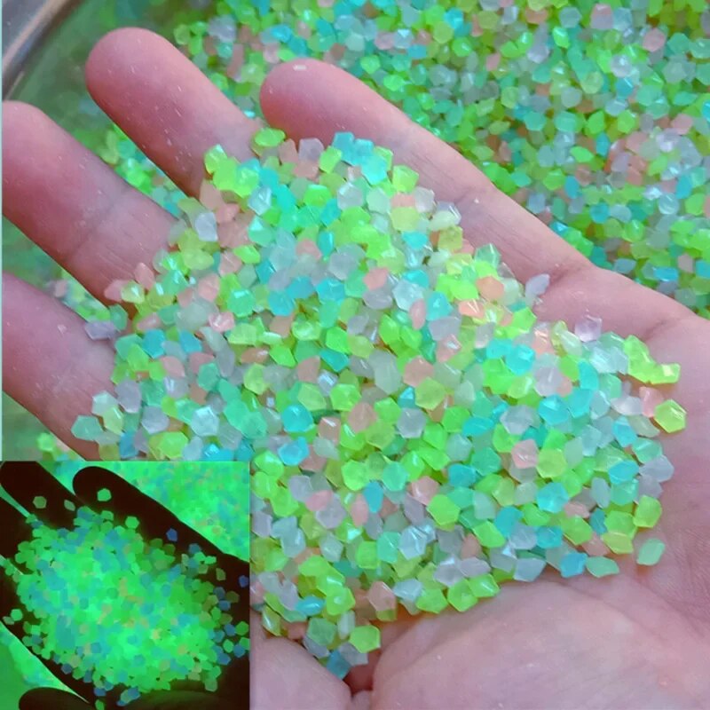 1000 buah 3-5mm pasir bercahay - Marine Fish Tank ulasan dan harga