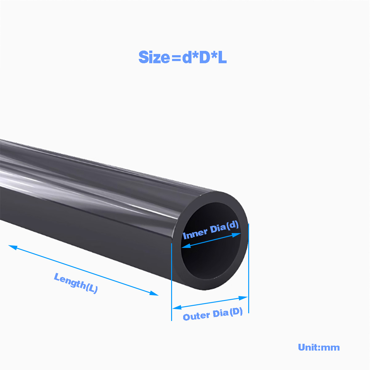 Pipa Plastik PVC hitam tabung  - Ocean Aquarium ulasan dan harga