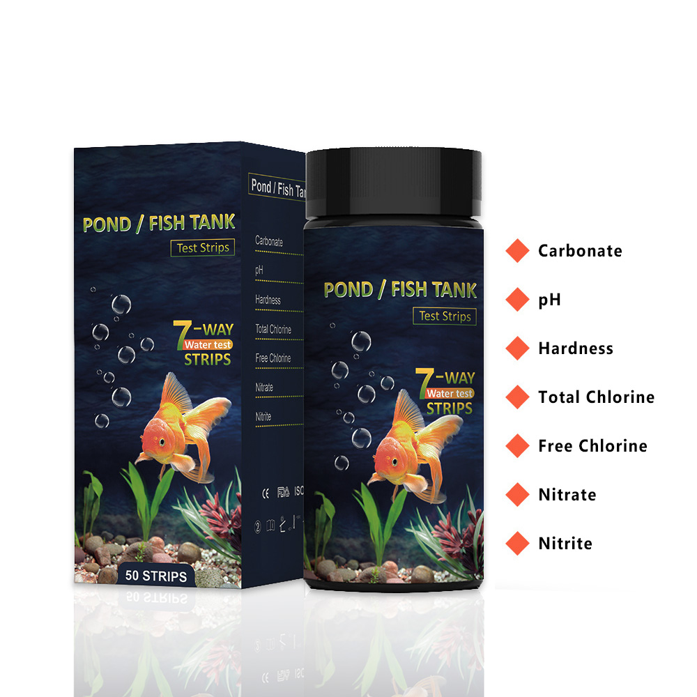Strip Uji Akuarium 7 In 1, 50  - Saltwater Tank ulasan dan harga