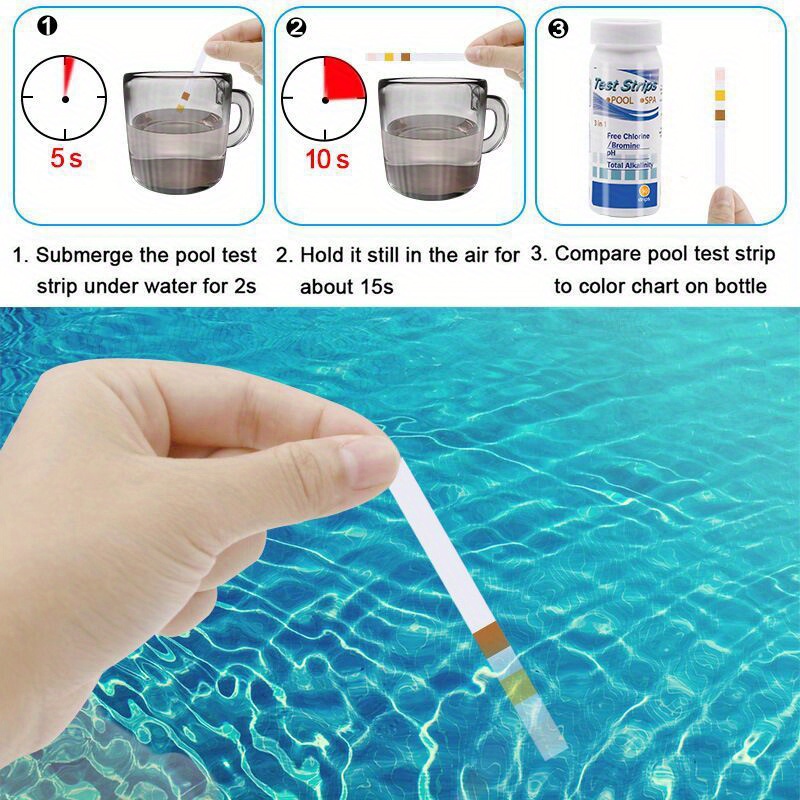 Strip Tes PH Klorin SPA Kolam  - Ocean Aquarium ulasan dan harga