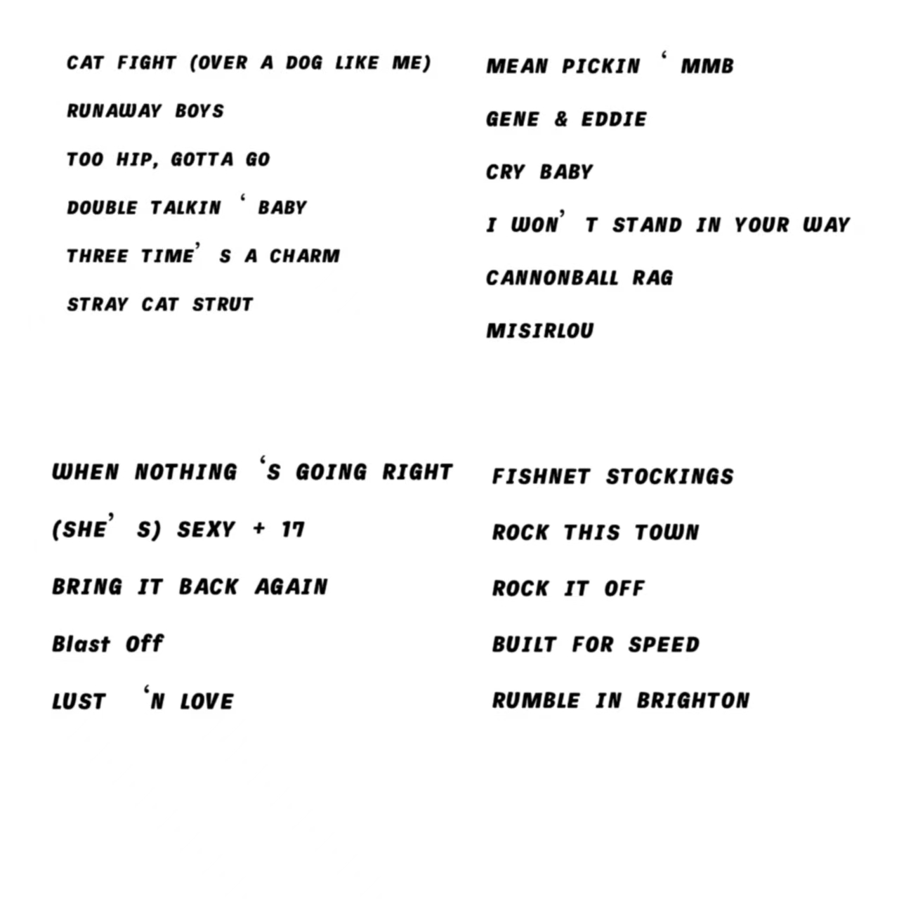 Stray Cats – Mengguncang Kota  - Live Rock ulasan dan harga